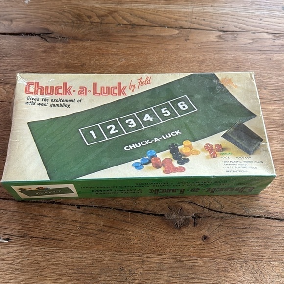 Chuck a luck by field vintage game new in box rare! - Picture 3 of 4